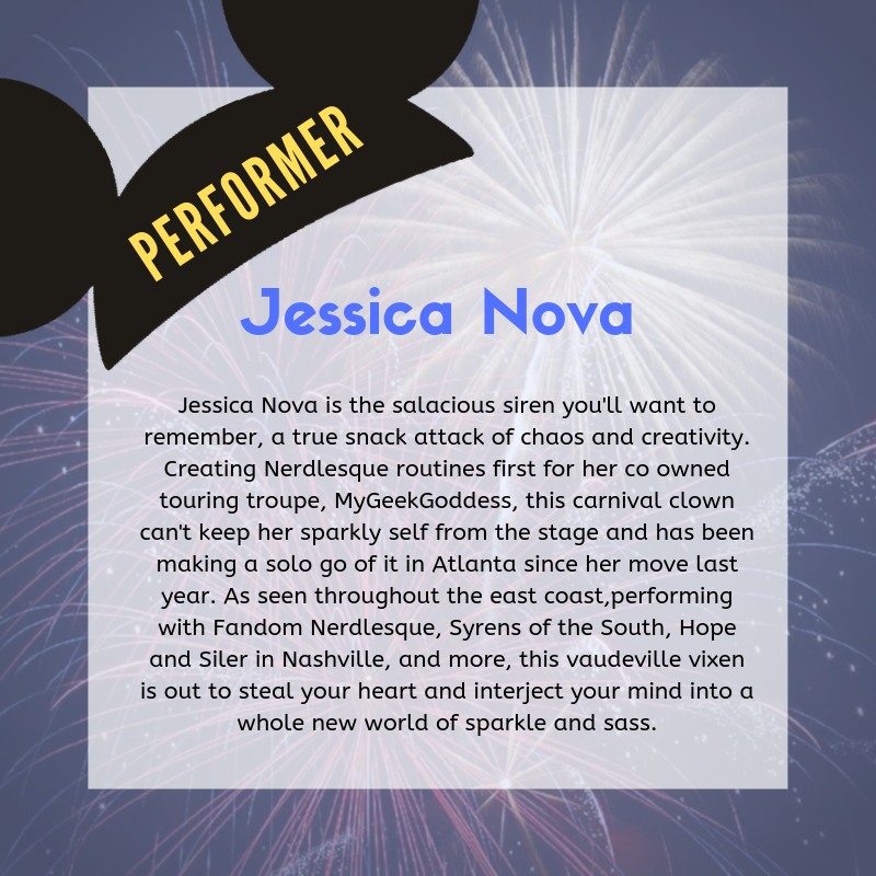 FanNerdlesque's tweet photo. Strip-Along Songs Performer Spotlight - Jessica Nova!! Join @JessicaNova and the rest of the gang June 30th at 8pm at Red Light Cafe for a h'yuckin good time! 📸: @breninhurley #thefandomnerdlesque #mygeekgoddess #stripalongsongs #tinkerbell https://t.co/BvwO3K7006 https://t.co/oFqeIerPkg