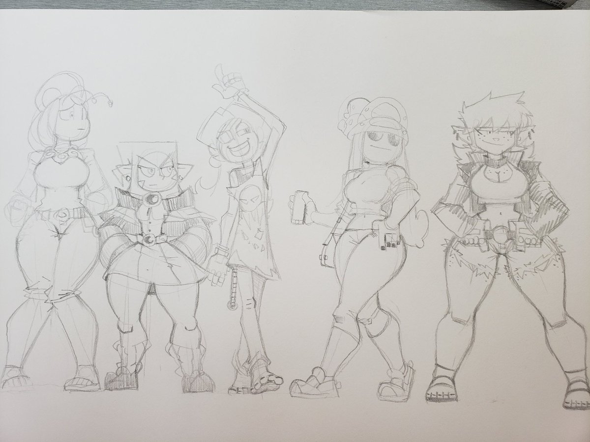 ToolboxMaster's tweet image. Kind of a height chart for the D4H girls