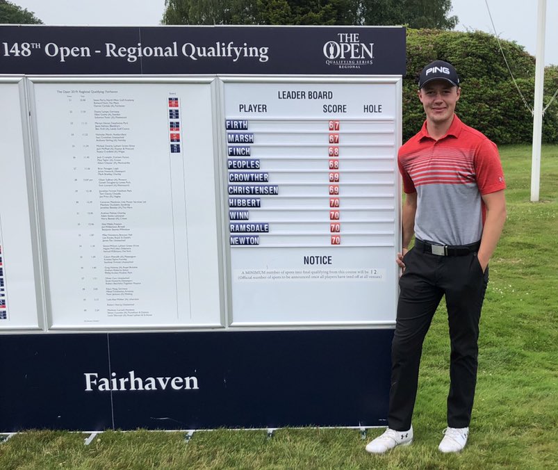 benfirthgolf's tweet photo. Did somebody say 3 years in a row.... you guessed it. Let’s see if mr #oneroundwonder can hold his twitchy backside together for two rounds next week. #buttersisback #theopen #winnerwinnerglutenfreedinner https://t.co/HPZH95wphy