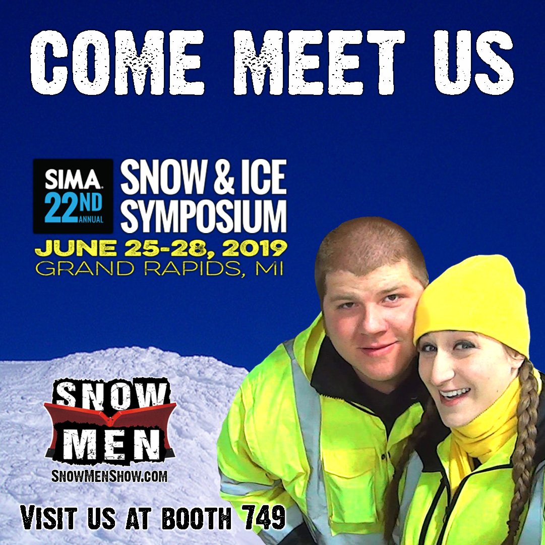 Come see us at SIMA 2019! We will be at booth 749 on Thursday and Friday. Visit sima.org/show/trade-show for details. <a href="/SIMASnow/">SIMAsnow</a> #snowplowing #snowplow #sima #sima2019 #snowmen #snowmenshow
