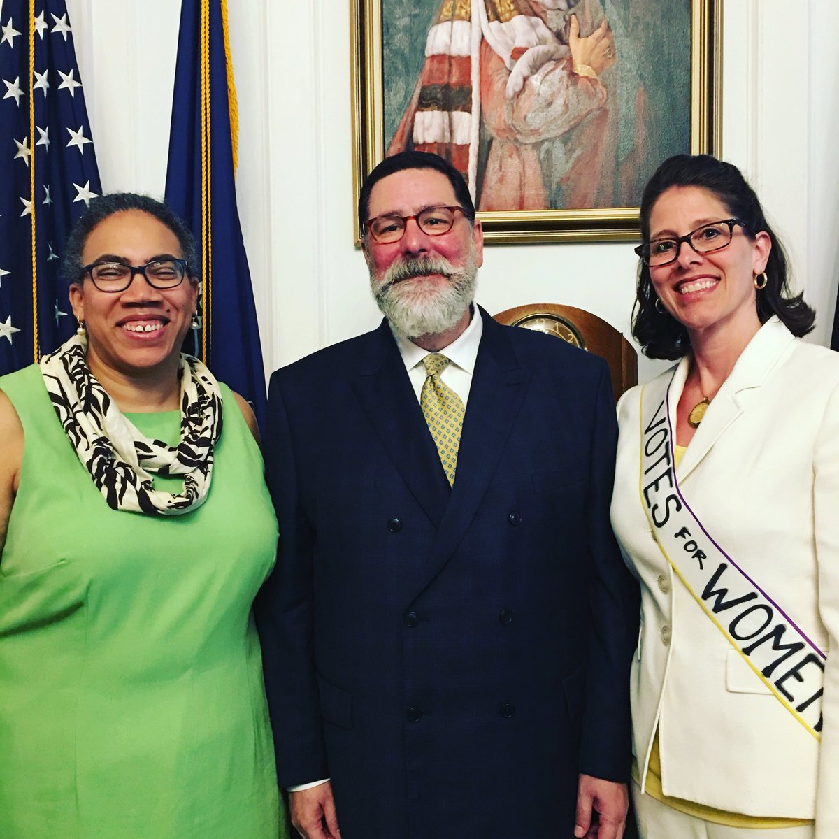 darqueenie's tweet photo. Having a chance to be part of the 2020 Partners in the Centennial of Women's Suffrage Commission in Pittsburgh is exciting! Thanks @billpeduto for today’s proclamation   #VotesForWomen #PAWomensSuffrage100 https://t.co/6C5ubPtDDr
