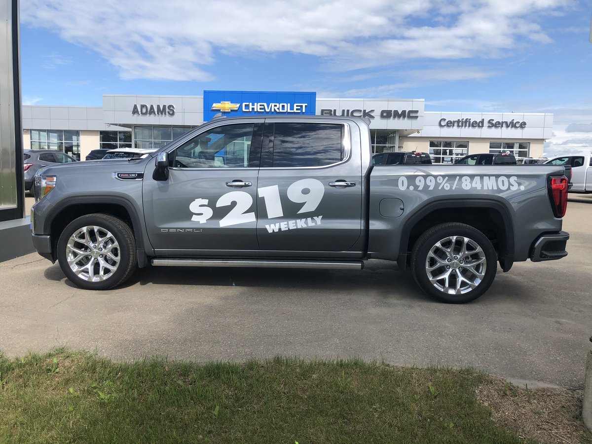 These trucks will all be at the infield for the #ponokastampede if you would like to see them from the grandstands retweet this for a chance at two tickets to Wednesday’s Race and the Washboard Union Concert