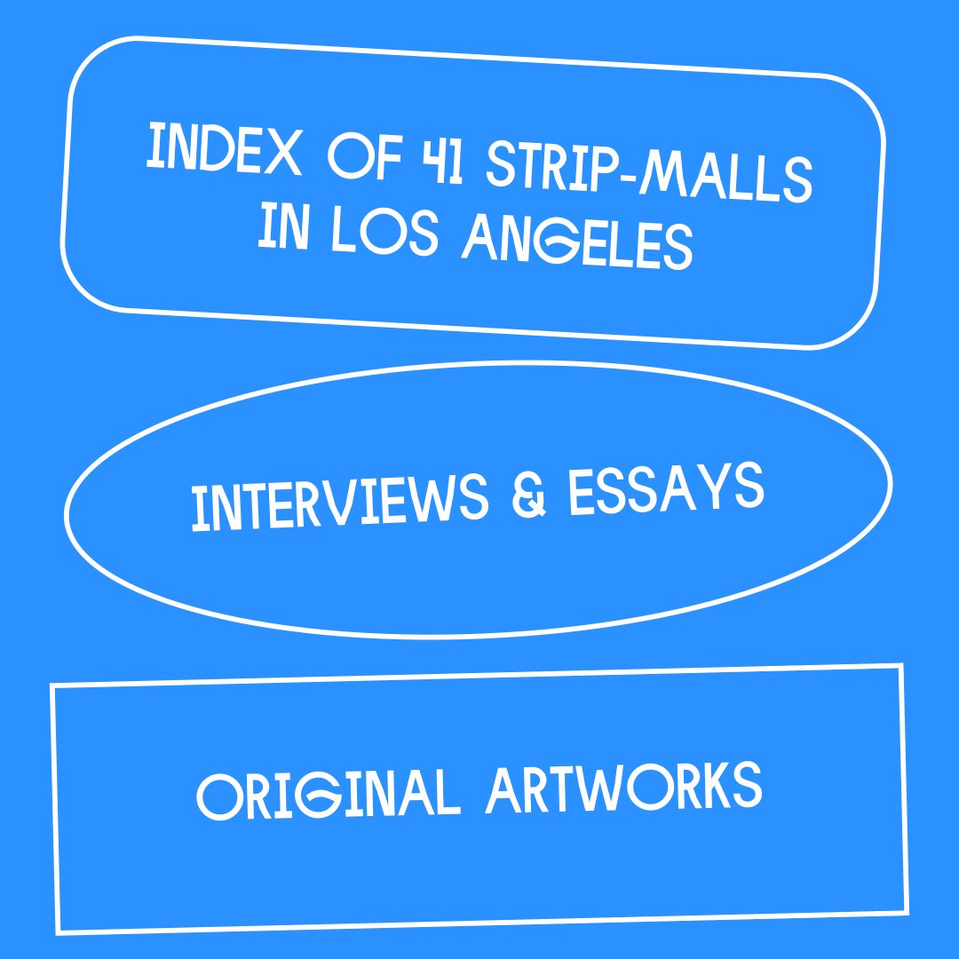 useallfive's tweet image. ✨Our NEW self-published book!✨Sunset Market Plaza:  Meditations on Strip Malls in Los Angeles, with contributions from Jonathan Crisman, Catherine Opie, Sam Bachner, and Shaina Goel. Available now at sunsetmarketplaza.com