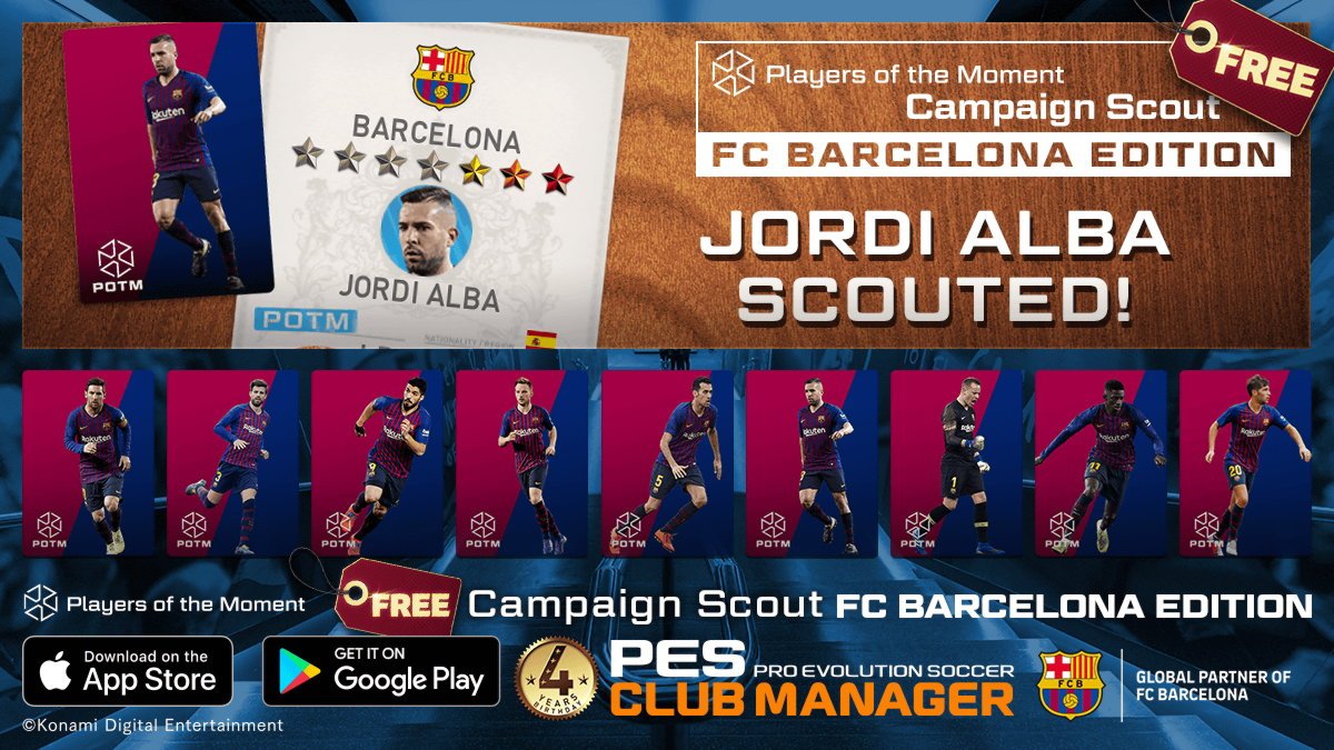 kokmanRay's tweet photo. Found ' #JordiAlba ' from the free scout in #PESCM! #FCBarcelona
https://t.co/kZnWVnfoOb https://t.co/2ibEQbFf0k