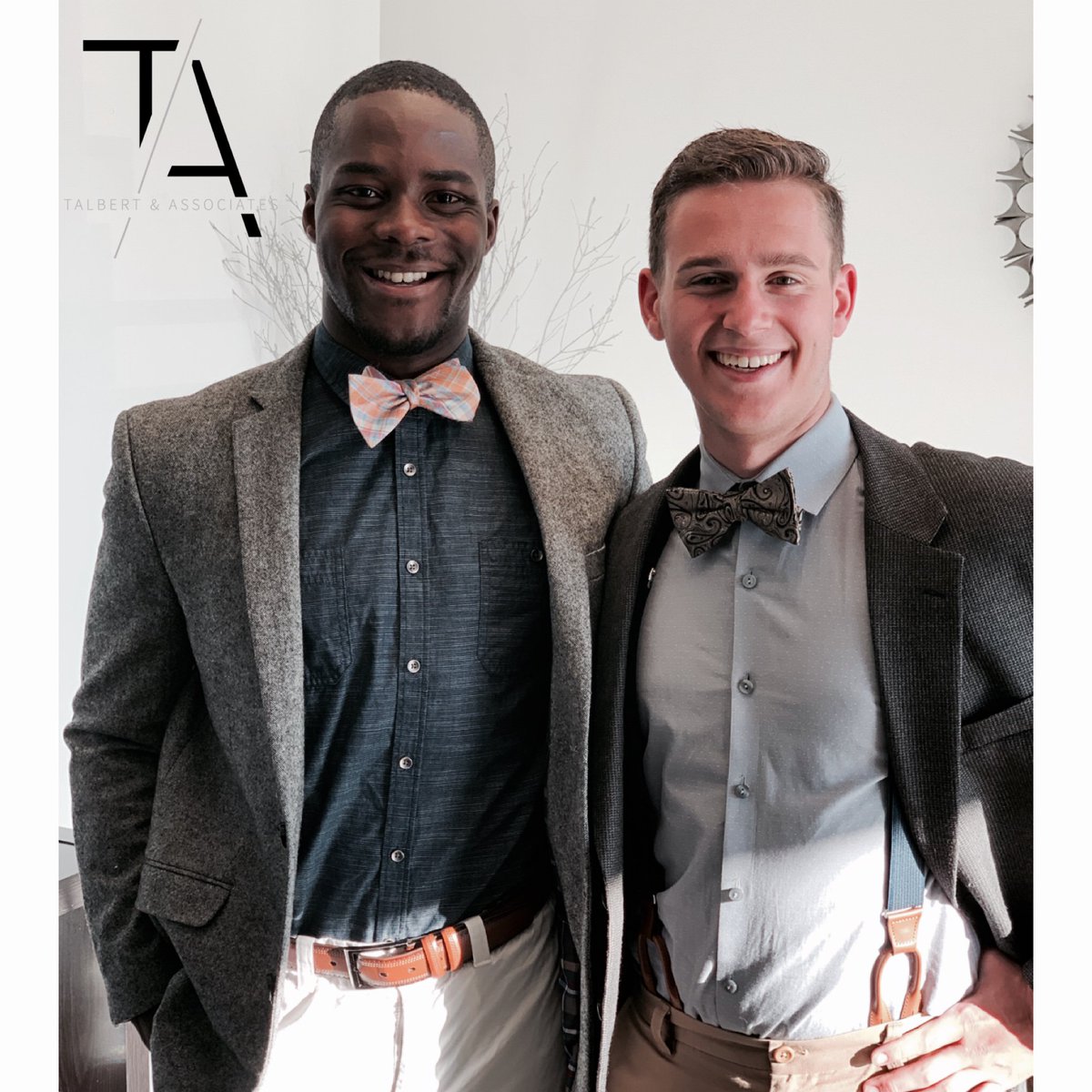 talbert_assoc's tweet photo. In case you didn’t get the memo, it’s bow tie Monday for the boys at Talbert and Associates! 

#TalbertandAssociates #GreenvilleSC #yeahTHATGreenville #DresstoImpress #Goals #CareerGoals #Grow #Grind #Hustle #HappyMonday https://t.co/8Biww7ok4T