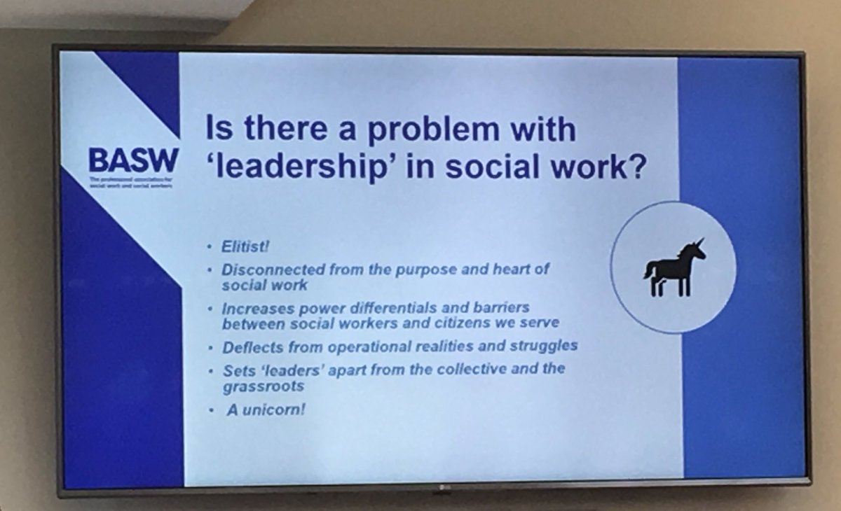 mirandajLCSW's tweet photo. SW needs to work to define ‘leadership’ in the profession. ALL SWs are leaders in our day to day practice. What does it mean to be a SW leader to you? @BASW_UK @ruthallenonline @UoB_HSCLead @SocialWorkUoB #SWLeadership https://t.co/pTnp83bX6C