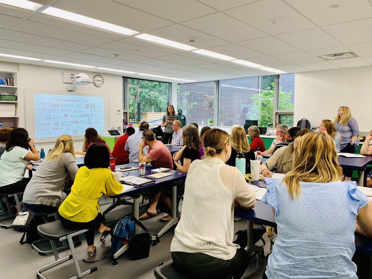 fdesignschool's tweet image. . @lesmcbeth is leading a Future Skills Institute with some amazing educators today in Toronto. Thanks to our wonderful partner @CISOntario for another great event! #CISOPD