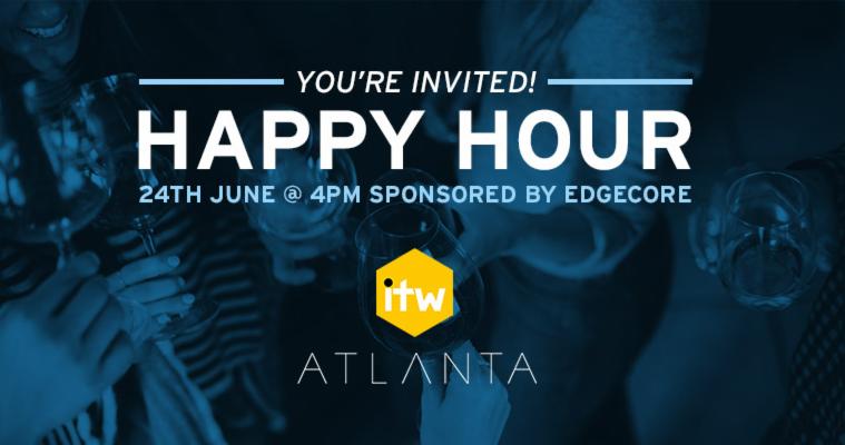 Before you head out today, please join us at our Happy Hour for some networking and great conversation. #HappyHour #datacenter #Hyperscale #bespoke #networking <a href="/ITW_Telecoms/">ITW - a techoraco brand</a>