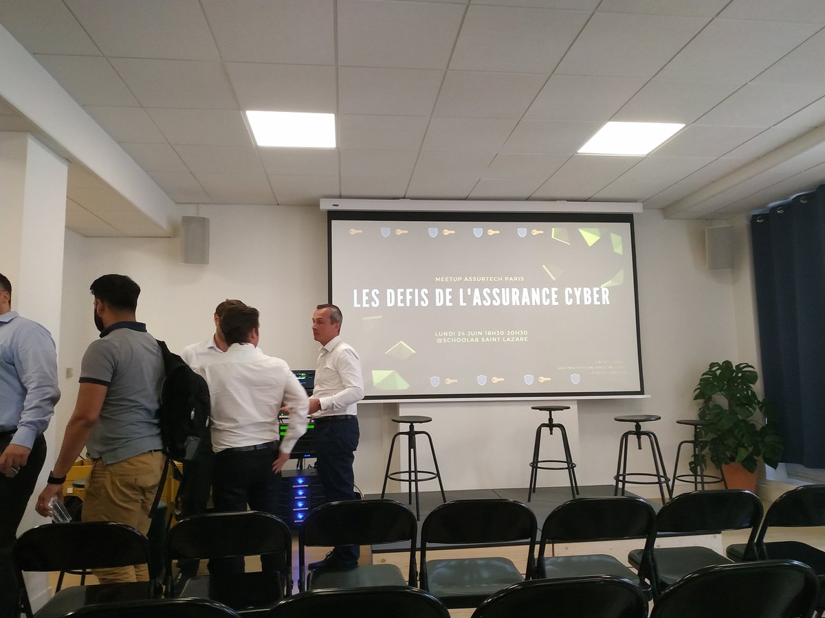 Le #MeetupParis, c'est terminé pour ce soir ! Un grand merci à <a href="/joel_bassani/">Joël Bassani</a> <a href="/C_Couallier/">Charlotte Couallier</a> <a href="/Gabrielle_tho/">Gabrielle Thomas</a> Henri Qiu pour cette soirée très instructive ! 👍👍👍
#assurance #CyberSecurity #innovation