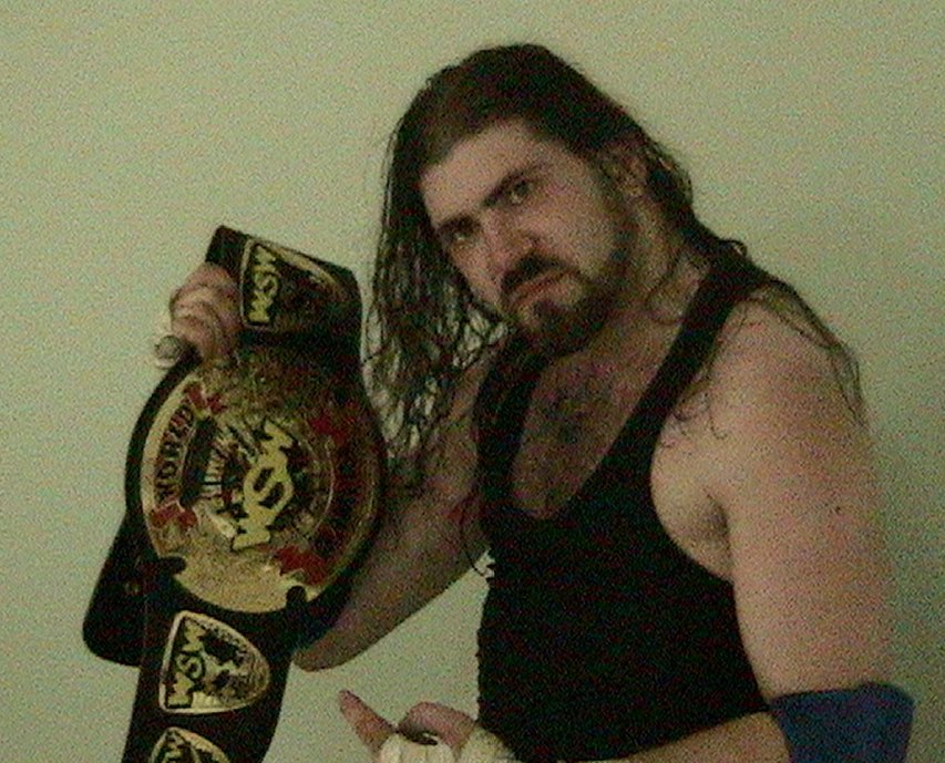 Here’s a pic for Monday, 6/24/2019.WSW Cruiserweight Champion, sometime in 2004.