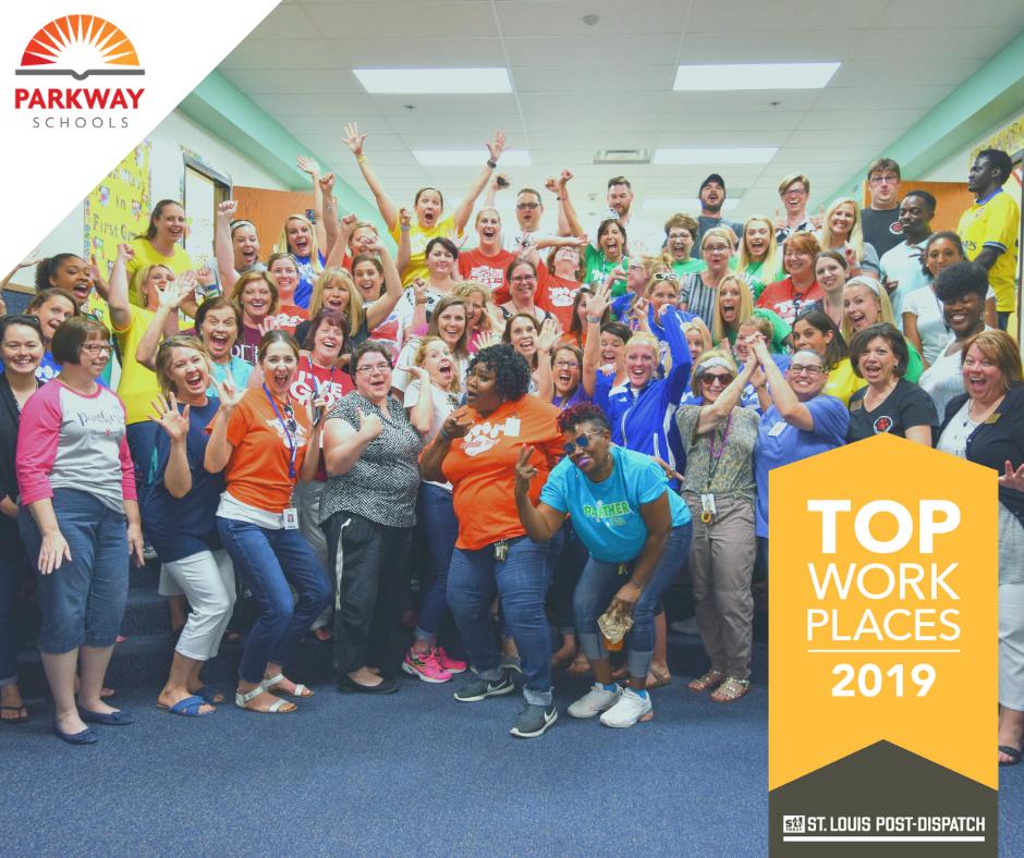 For the sixth year in a row, we have been named a Top Workplace in St. Louis! Parkway ranked #20 on the list of 150 top workplaces in St. Louis. Each summer, the <a href="/stltoday/">St. Louis Post-Dispatch</a> publishes a list of the best places to work in the greater St. Louis area. stltoday.com/business/workp…