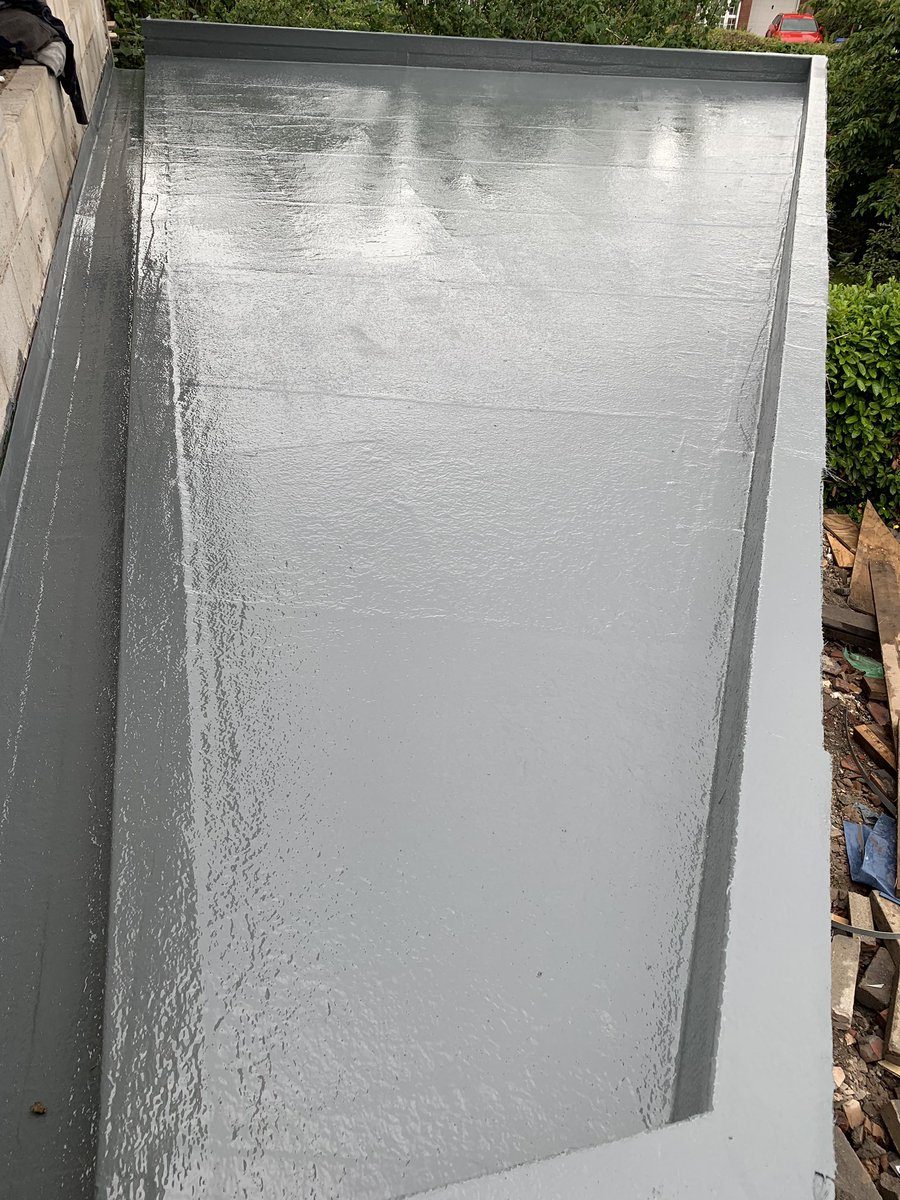 Latest re-roof completed by us in #cheadle using marley mixed brindle clay tiles and #GRP on both flat roofs