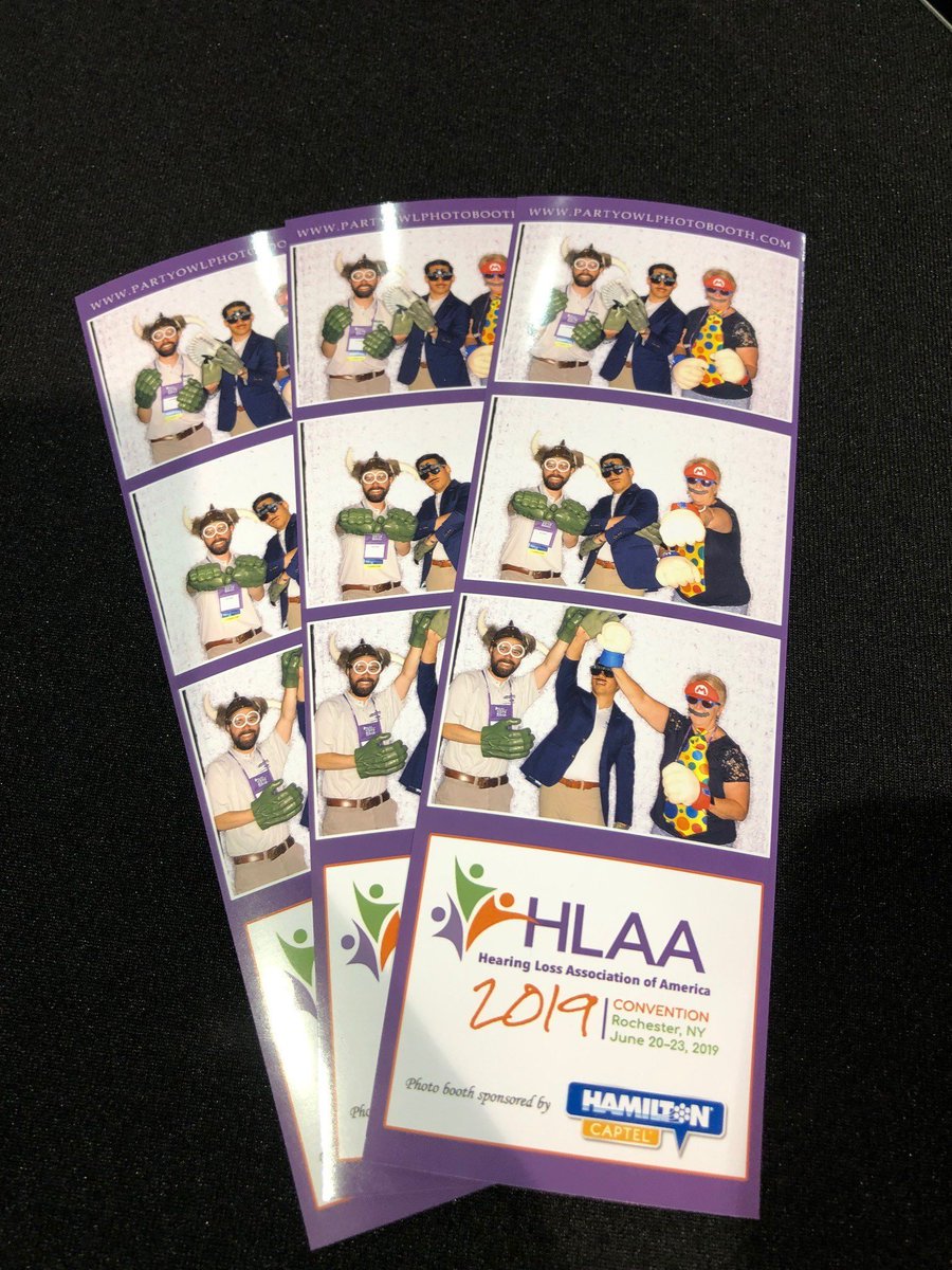 HearOclub's tweet image. We had such an amazing time at the @HLAA convention this weekend! We met so many inspiring people, learned about so many innovative companies helping the hearing loss community, and shared our mission of ending 'hearing emergencies'! We can't thank the HLAA enough! #hlaa2019