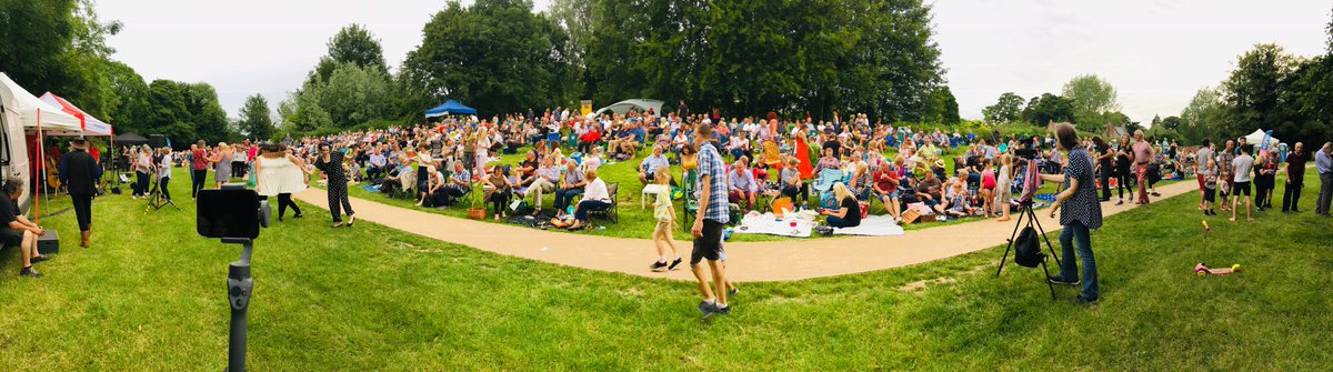 Another successful Jazz Picnic this evening at Becketswell Park for the @wymondhammusic