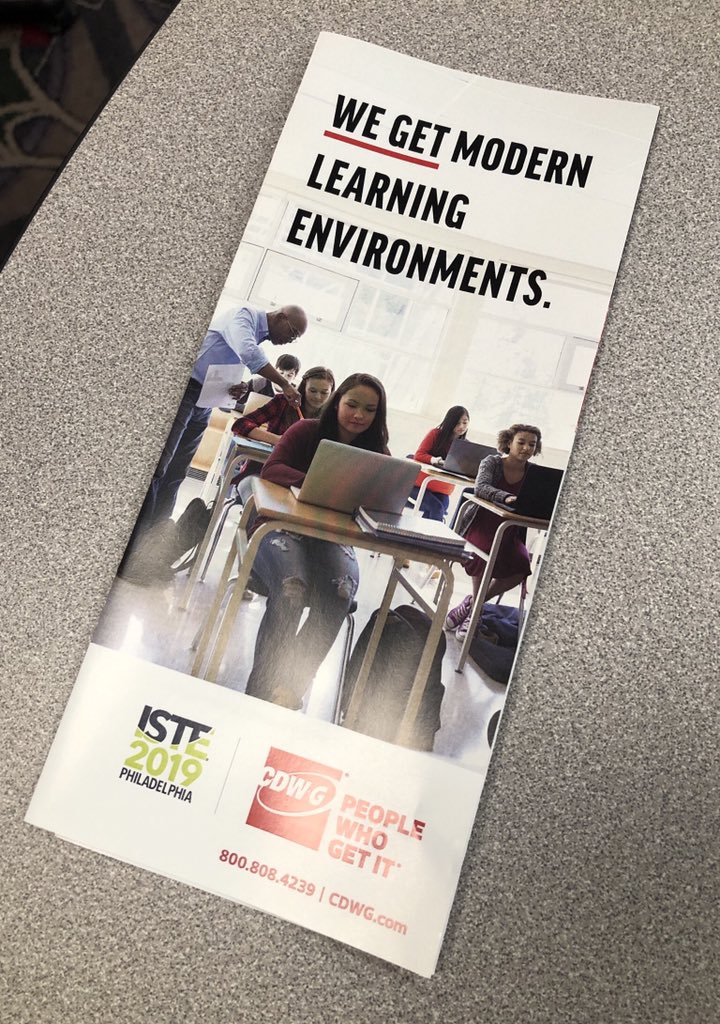 JessicaLongly's tweet photo. We get Modern Learning Environments! Check out #VR, #eSports, #collaboration, #IntelUnite, devices and more in the @CDWCorp MLE - Room 140A/B at #ISTE19! #CDWGetsEDU #cdwsocial https://t.co/GfquZu85VW