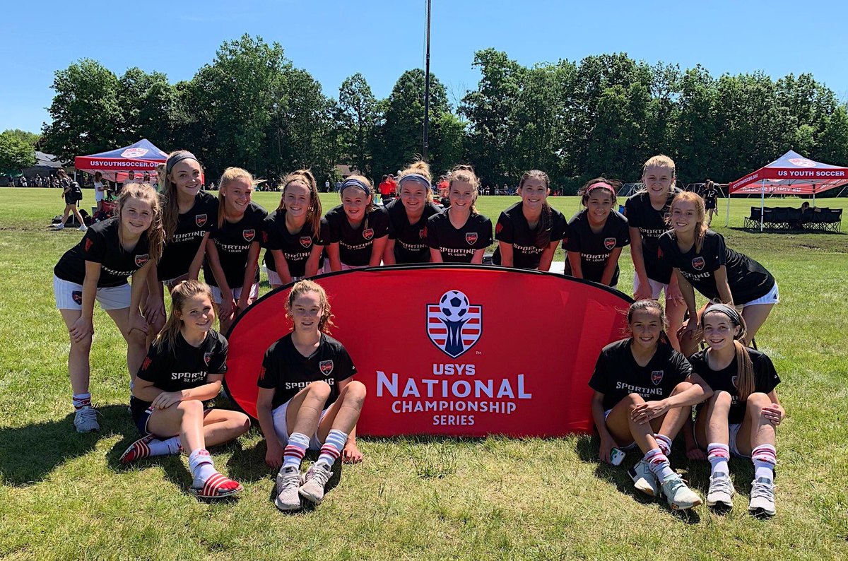 STLDASoccer's tweet photo. Congrats to our three teams who have made it to the semi-finals of the US Youth Soccer National Championship Series Midwest Regional Championships! Good luck! #sportingstl

Sporting STL Goddard 06 Navy Boys
Sporting STL 2006 Academy Girls
Sporting STL Red Devils 2004 Girls https://t.co/eM93KCJsnw