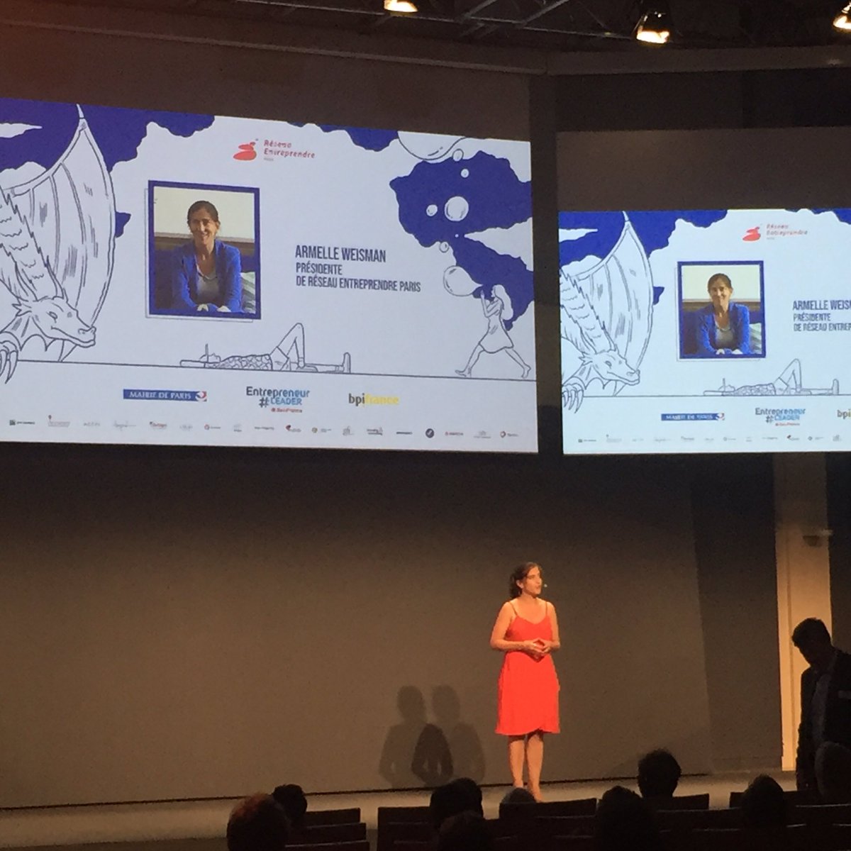 #reseauentreprendreparis 15 ans et 17500 emplois créés. Génial bilan dont toutes les équipes successives peuvent être fières ! Armelle weisman et Maxime de Couessin portent désormais la passion d entreprendre et les valeurs du réseau. Bon vent !