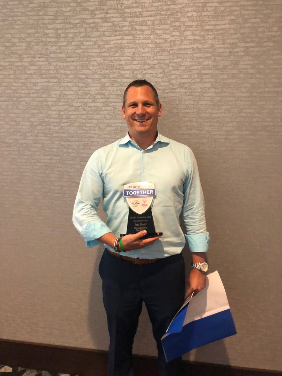 EMChargers's tweet photo. Coach Sheely and our @EMHSUT team were recognized at the Inaugural Champions Together Luncheon in Noblesville today. It’s also the 50th Anniversary of Special Olympics Indiana. Coach received the 2018 COY Award and the team received their 2nd year Unified Champion Banner! https://t.co/jMPeezNiBY