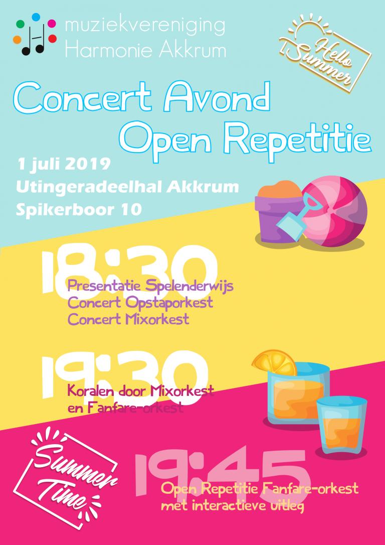 harmonieakkrum's tweet photo. Concert-avond en Open Repetitie: Maandag 1 juli a.s. is er een Concert-avond en Open Repetitie met optredens van Spelenderwijs, het Opstaporkest, het Mixorkest en het Fanfareorkest. Aanvang: 18:30, locatie: Sporthal Akkrum (blauwe zaal) Het bericht… https://t.co/0rmDN04Scz https://t.co/AzGH341bOg