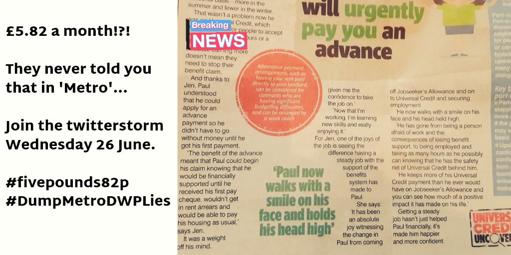 #TwitterStorm
Wednesday 26 June
#fivepounds82p 
#DumpMetroDWPLies 
RT