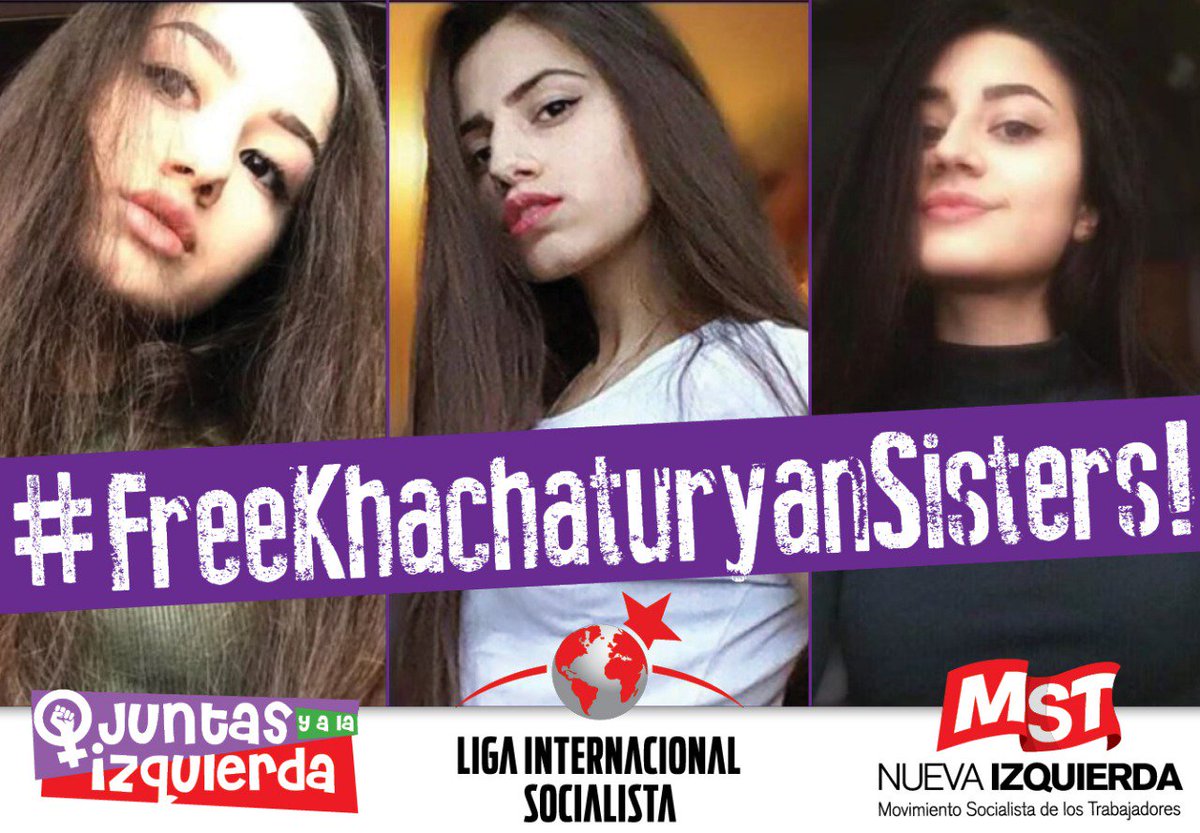 MstQuilmes's tweet photo. #Internscional/ #Rusia: Libertad a las hermanas Khachaturyan. #freekhachaturyansisters
https://t.co/jXuFWREHoZ https://t.co/ygVxwRz9wU
