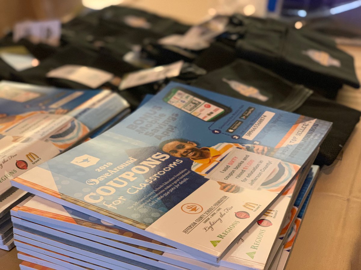 jcsedfoundation's tweet image. Missed your chance to purchase a copy of the 2019 Coupons For Classrooms edition? They are still on sale at the JEFCOED Central Office across from Vulcan Park! Thousands of $$$ in savings at retailers, restaurants and entertainment venues all over Jefferson and Shelby Counties!