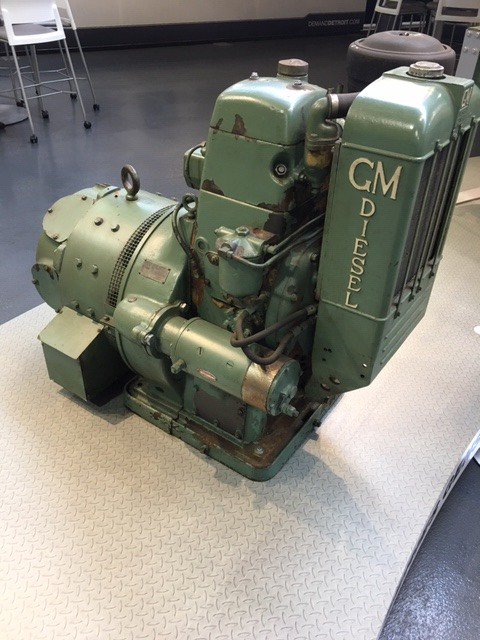 DemandDetroit's tweet photo. In 1938, we produced the two-cycle #Series71 engine for construction, military and standby generator use. #DetroitLegacyEngineWeek https://t.co/rn5vWCJy6I