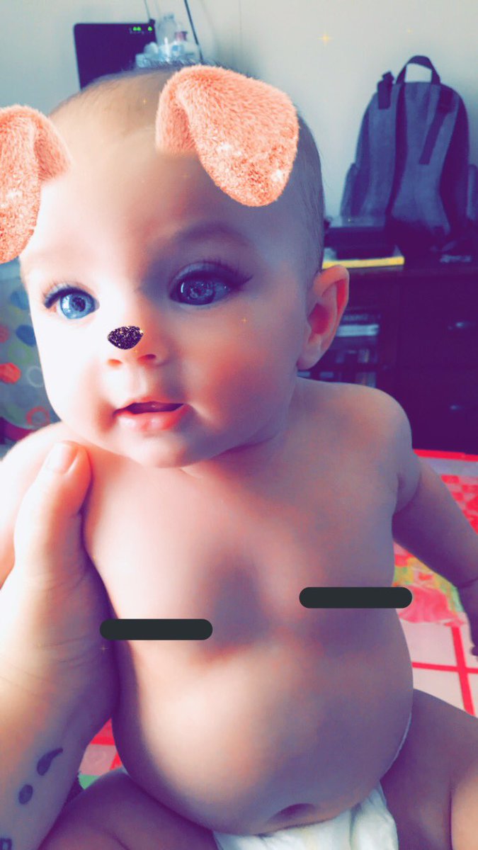 stclaircrew1's tweet photo. My light 💕 #twomoms #blueyedbaby #snapchatfilterfun #4monthsold #lgbtfamily https://t.co/Pkcnvkhiww