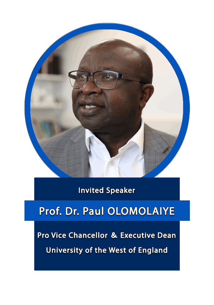 Uluslararası Malzeme ve Mühendislik Teknolojileri Konferansı (TICMET’19) 
10-12 Ekim 2019 - Gaziantep/Türkiye
Davetli Konuşmacı : Paul OLOMOLAIYE
ticmet.org
<a href="/gaziantepUniv/">Gaziantep Üniversitesi</a> <a href="/hkunv/">Hasan Kalyoncu Üniv</a> <a href="/UWEBristol/">UWE Bristol</a> <a href="/HBKU/">جامعة حمد بن خليفة</a>