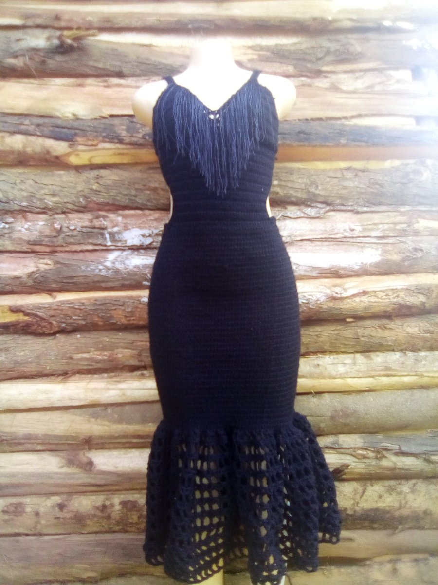 Crochet_Duchess's tweet image. Who said crochets can't worn else where besides the beach. 
#crochetglam✨ #changingrules