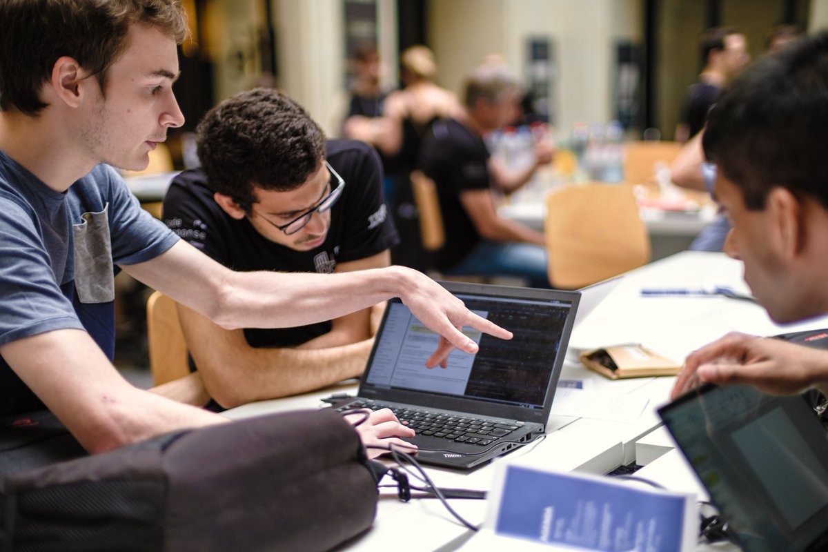 rwlord's tweet photo. Some great shots from the #CodeForNotreDame Hackathon earlier today in Paris. Thank you to everyone who attended and helped put their skills towards the recovery and rebuild of Notre Dame Cathedral! #CodeAndResponse @AngelHack https://t.co/xsTlMAmht6
