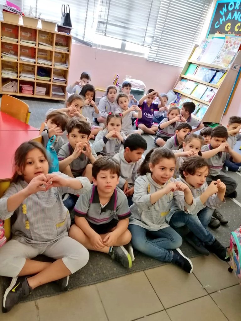It seems like just yesterday you were kids starting a new school year, now you're confident learners about to start your new journey in Grade one. It's been our joy to watch you grow and achieve so much this year. We love you all KG3C❤❤. @DawhaHighSchool <a href="/FThaalby/">Feda Thaalby</a> <a href="/RanaDemasi/">Rana Demasi</a>