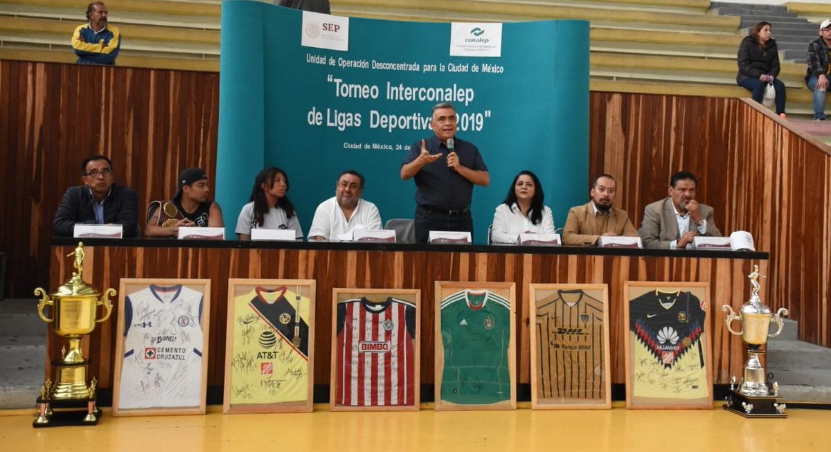 CONALEP_Mex's tweet photo. Con el fin de difundir las actividades deportivas en nuestros estudiantes, se realizó la inauguración del Torneo #Interconalep de Ligas Deportivas 2019 del @ConalepCDMX. https://t.co/UsK16BV62C