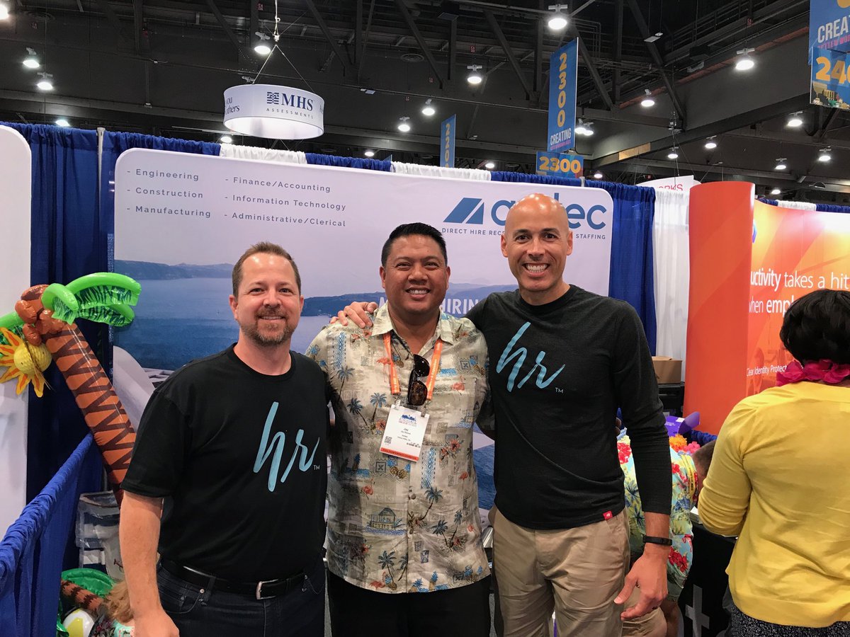 AssnExec's tweet photo. Get your @PIHRA swag giveaways @AmtecStaffing booth 2559. I’ll be here 12:30-12:45pm #SHRM19 #PIHRA https://t.co/WeVG2wxAEH