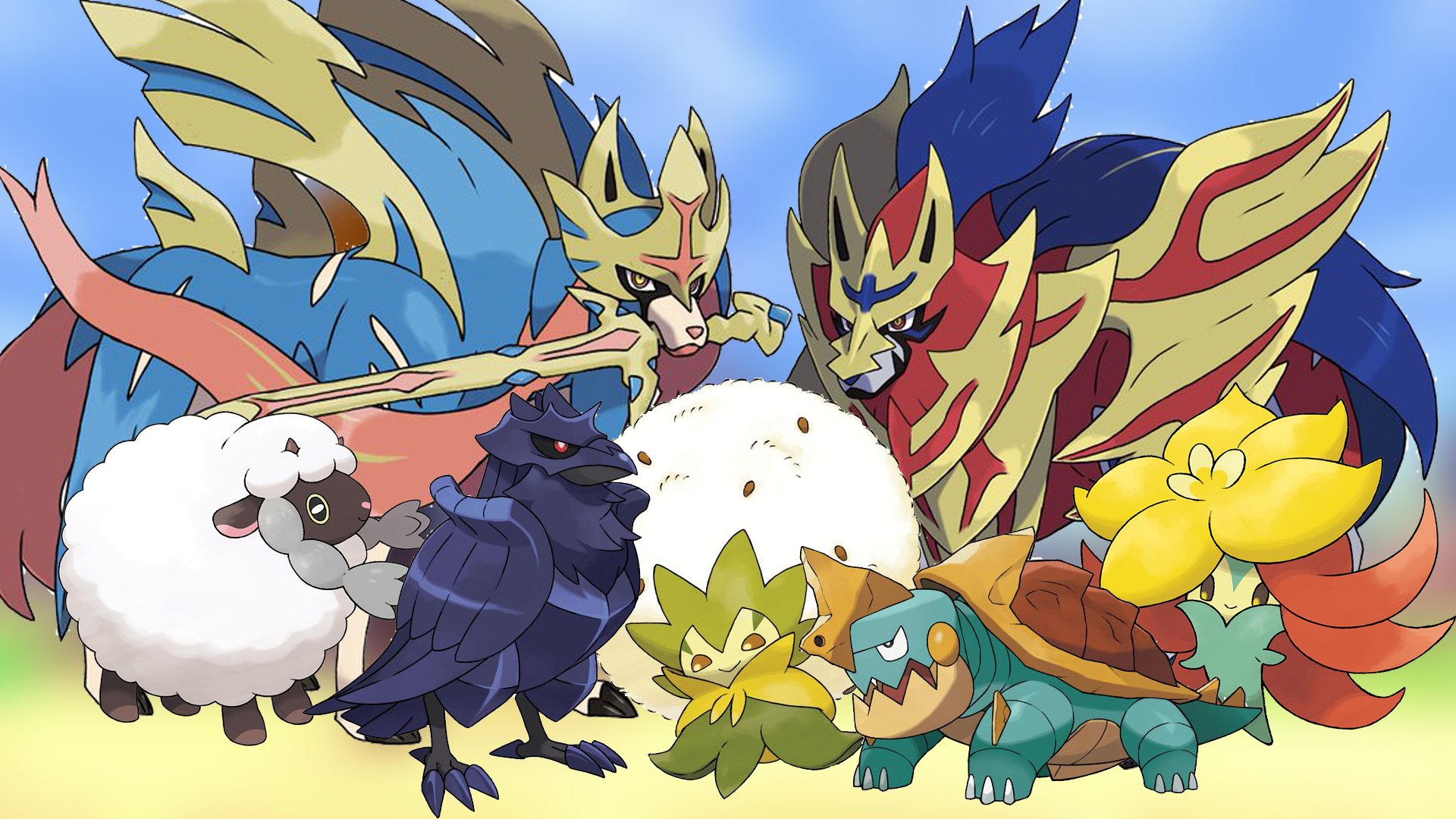 Pokemon Sword and Shield Legendaries are Zacian and Zamazenta