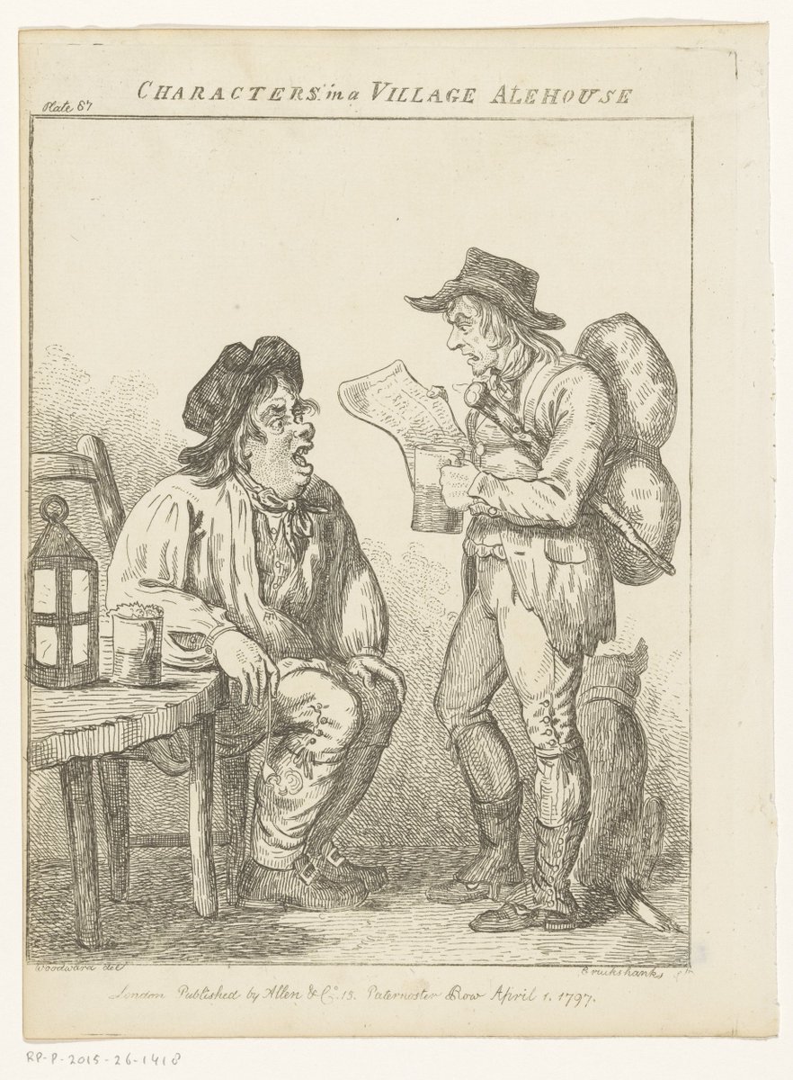 George Moutard Woodward, "Characters in a Village Alehouse," 1797. Rijksmuseum.