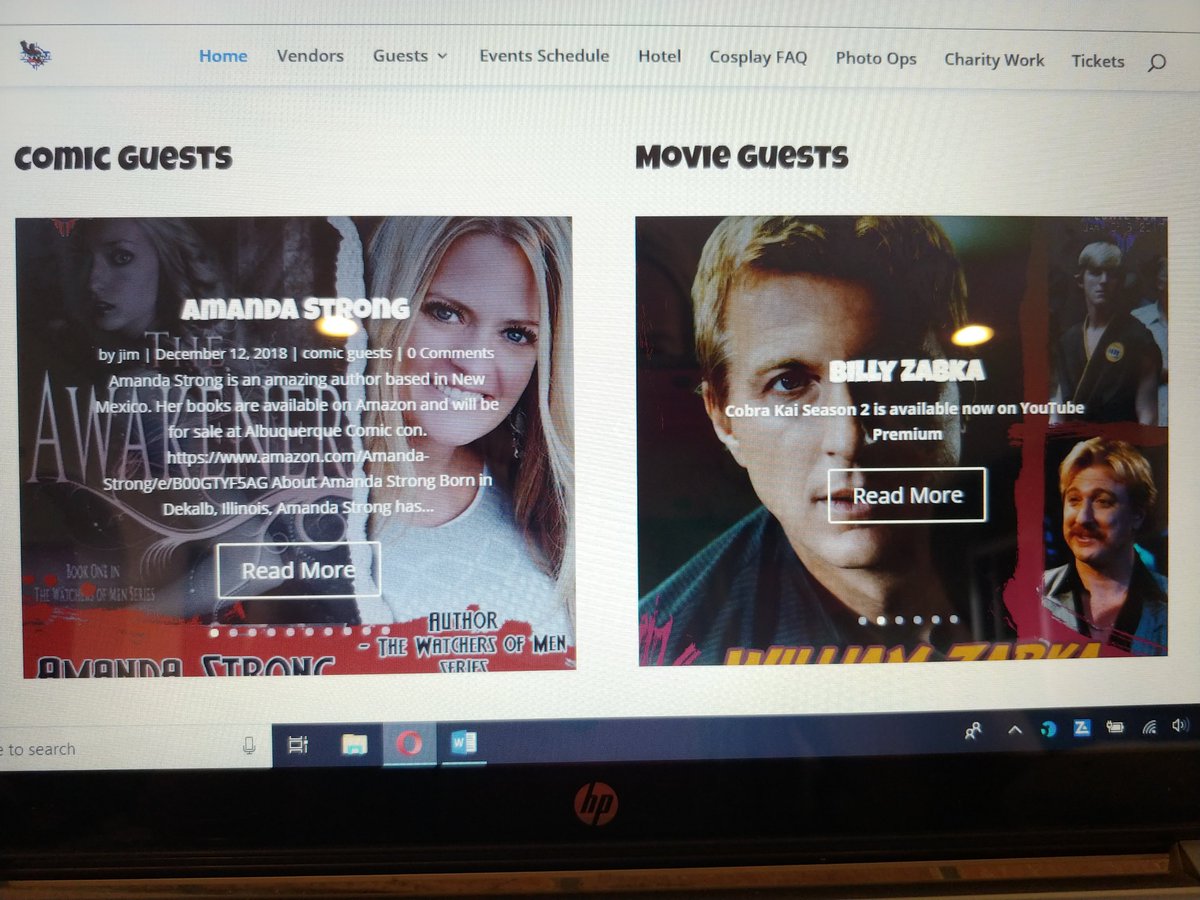 aewstrong's tweet photo. I'm thrilled to have my picture next to @WilliamZabka ! Love #CobraKai series!!  #KarateKid #albuquerquecomiccon https://t.co/EuztidHHJI