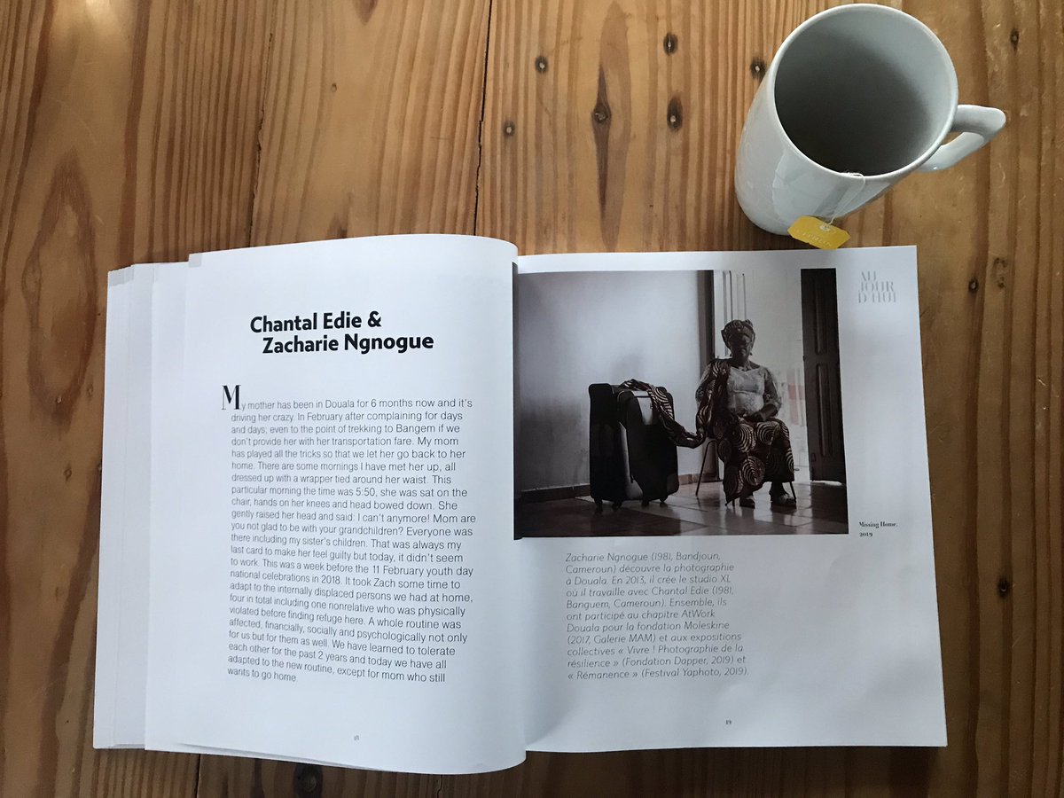 ZNgnogue's tweet photo. “Aujourd’hui c’est pensé demain” #simonnjami 
#itisonus #seriephoto #catalogue #exposition #museum #photography #art #contemporaryart #regard #regardcontemporain #yaounde #cameroun #zachariengnogue #chantaledie https://t.co/xFMIl5hdUO