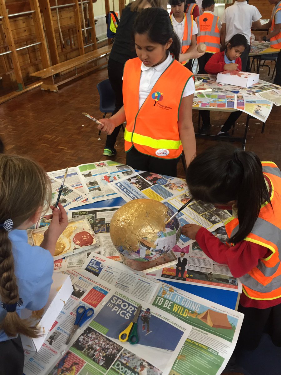 StGeorgeClass's tweet photo. @thomasbuxtonsch and @StAnnesCPS working together again on our props for the #abrahamproject we are almost ready for our final performance! https://t.co/0mkEFG0ecI