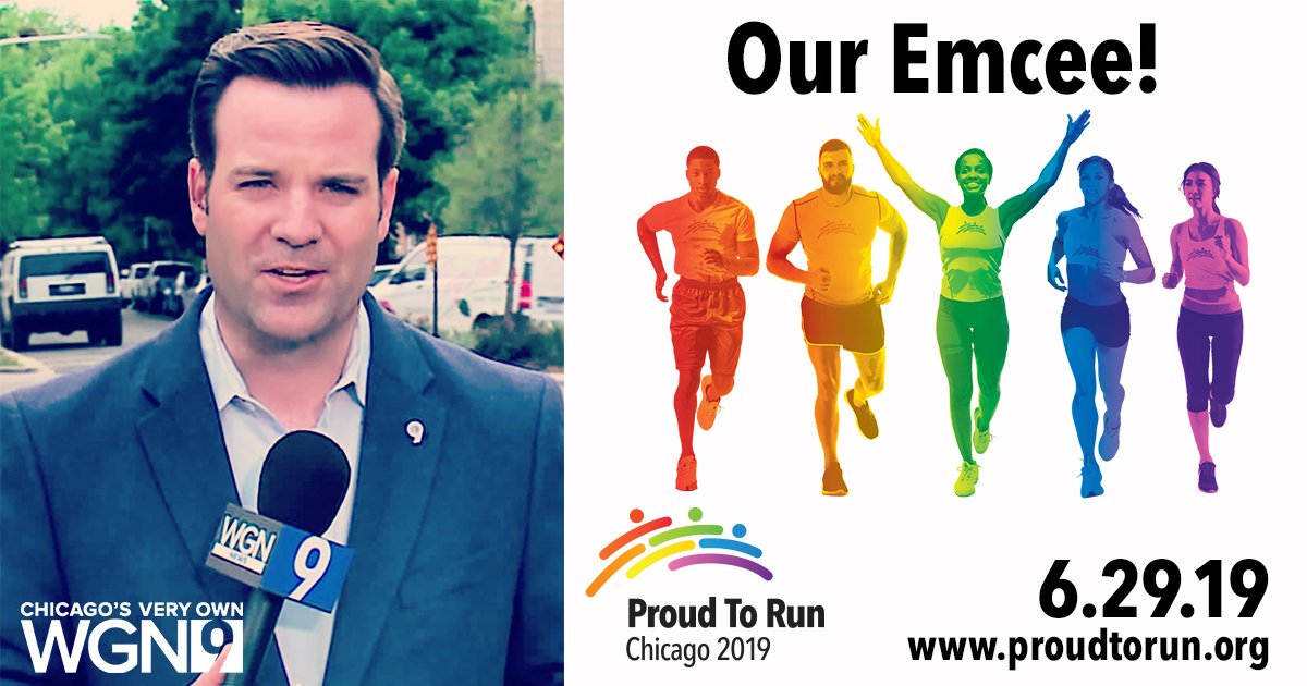 ProudToRun's tweet image. We're proud to announce that WGN-TV's Mike Lowe will be joining us once again as Master of Ceremonies at Proud To Run 2019!

--

Visit proudtorun.org to register or volunteer for Chicago's Original Pride Week Running Event. (Remember, there is no race day registration.)