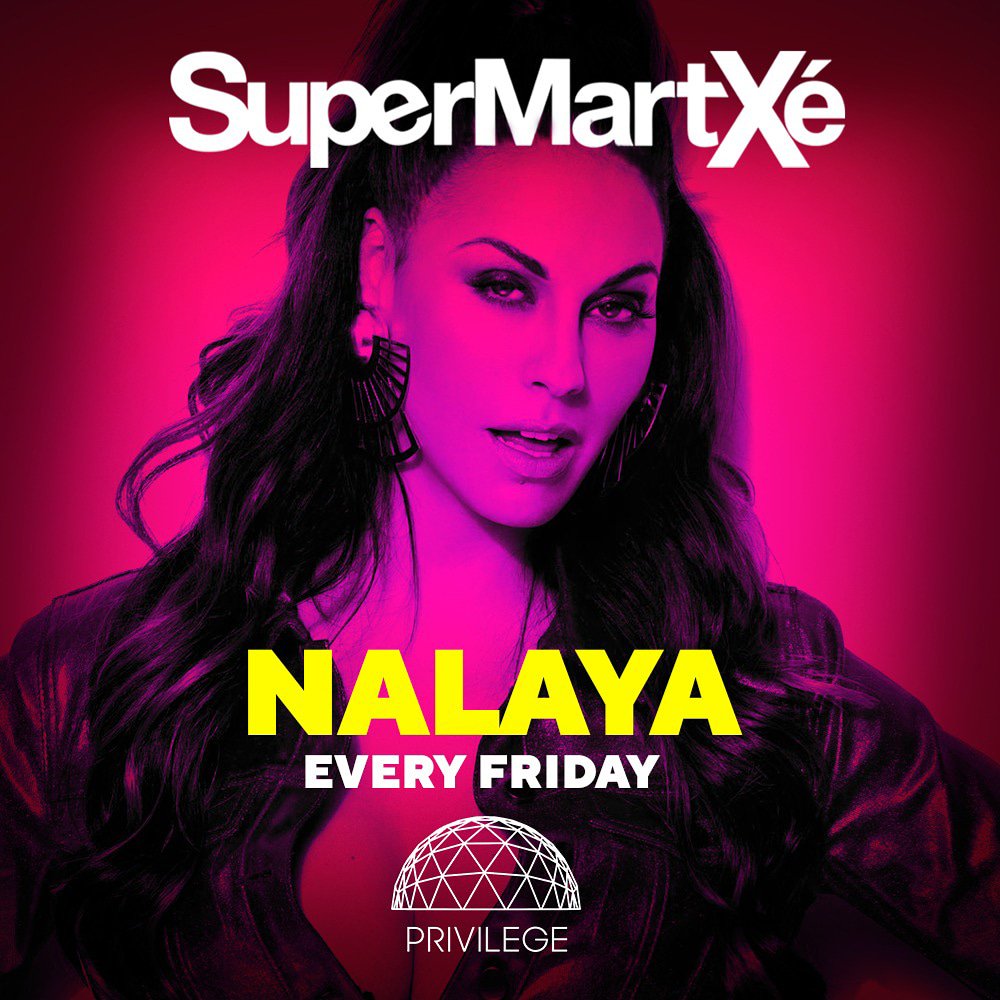 <a href="/NALAYABROWN/">NALAYA</a> one of the greatest voices in the current electronic music circuit of the world 🌍  Her voice and her incredible live energy makes the audience not forget her!🎙️

OPENING PARTY 28TH JUNE 

EVERY FRIDAY AT  <a href="/privilege_ibiza/">Privilege Ibiza</a> 
TICKETS bit.ly/superopening20…