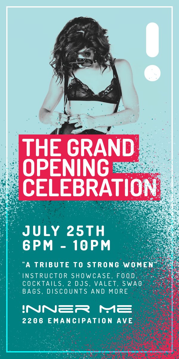 innermestudios's tweet photo. Our Grand Opening Party and Showcase of our newest location is July 25! We hope you can celebrate with us! https://t.co/4jZxdhDxEa