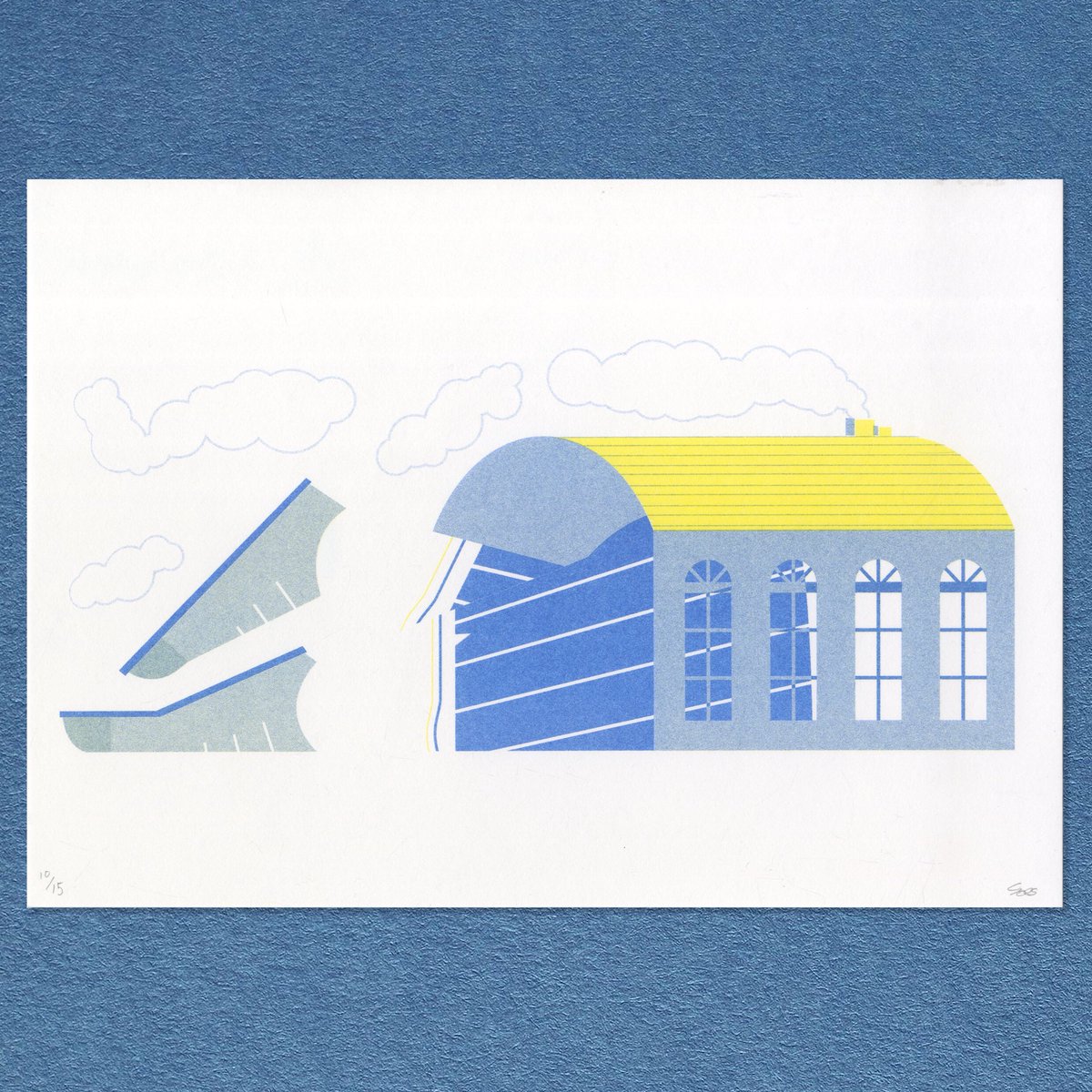 One of the great prints we had the pleasure of putting together for Damian Van Soest!

#risograph #riso #risoprint #printshop #printspotters #screenprinting #silkscreenprint