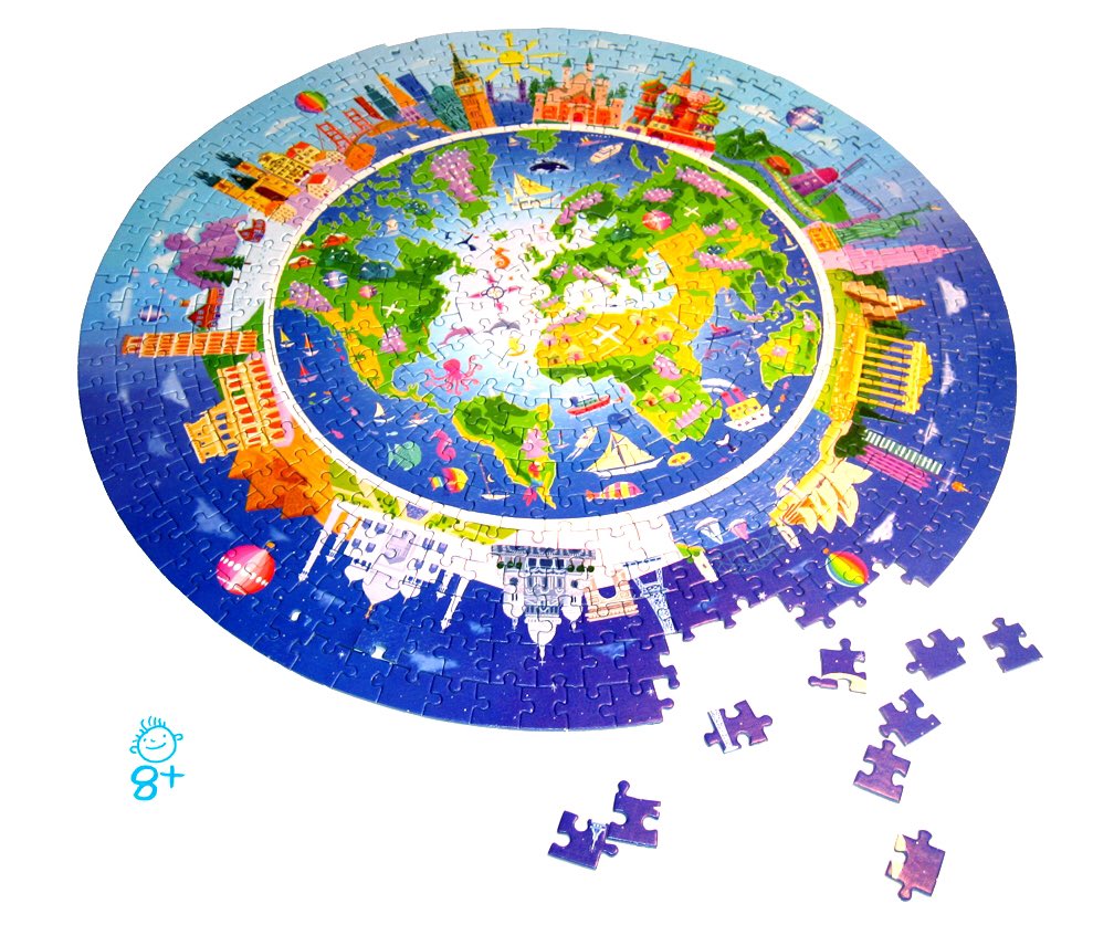 SWIllustrator's tweet photo. Here’s the jigsaw I illustrated for UNICEF back in 2005. It was one of my first digital pieces of artwork using a #MacCube, #Wacom &amp; an early version of #corelpainter

#illustrator #illustration 
#mapartist
#mapillustrator
#jigsaw
#jigsawartwork
#jigsawillustration https://t.co/4BZEeBzGla