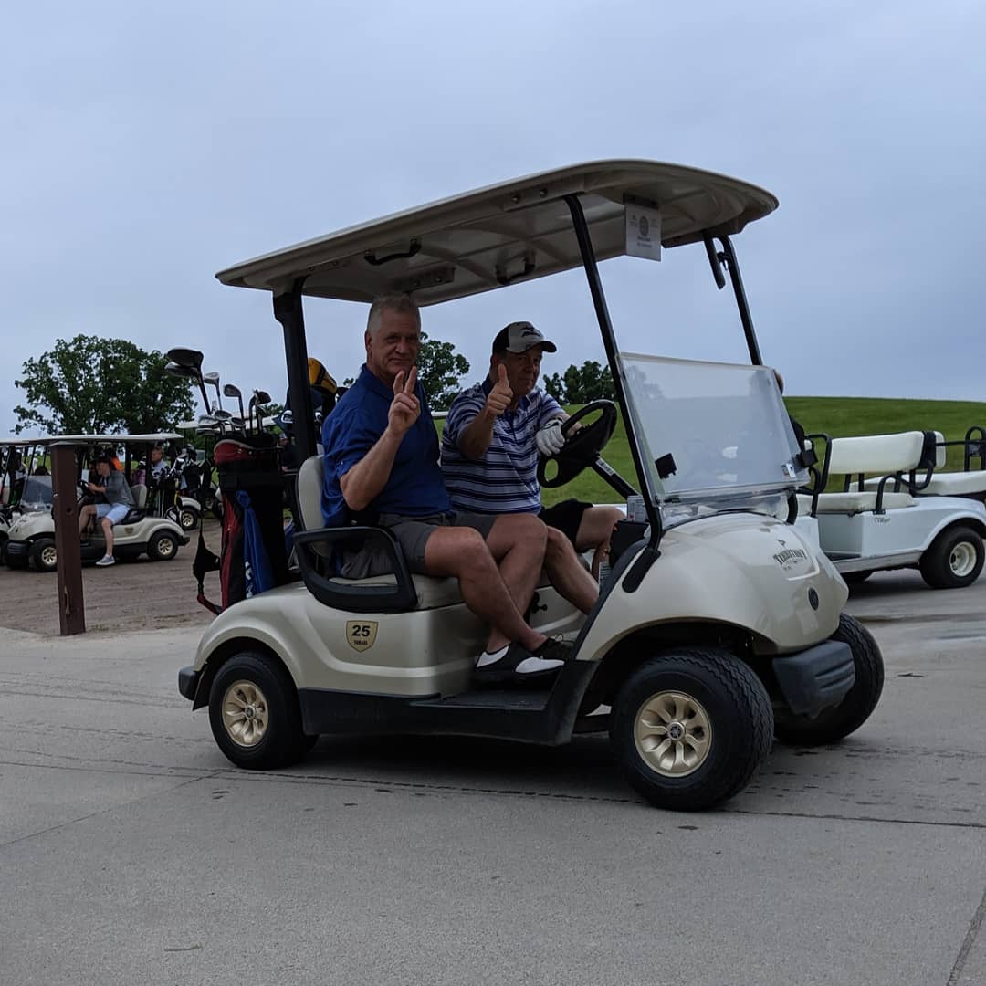 Despite the rain, golfers turned out for the 5th Annual Haller Golf Tournament at <a href="/TerritoryGC/">Territory Golf Club</a> this afternoon to raise money for SCTCC students. #clonesup #HallerGolfForeSCTCC
