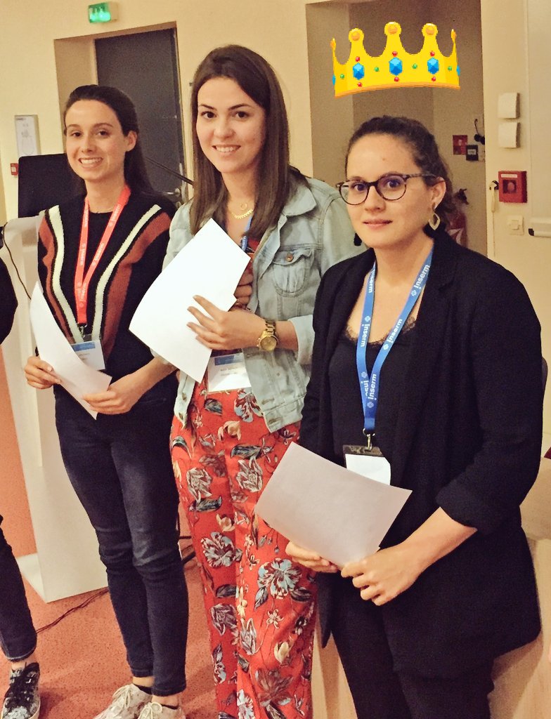 IrsdDe's tweet photo. Camille Petitfils (EQ3 IRSD) a reçu le prix de la meilleure présentation à la réunion du Groupe Français de Neuro-Gastroentérologie (GFNG) à Toulouse le 13 et 14 juin. TItre  :"Sécrétion de lipides pro-algésiques par les cellules épithéliales induite par des lipides bactériens". https://t.co/XX2kMn4mCU