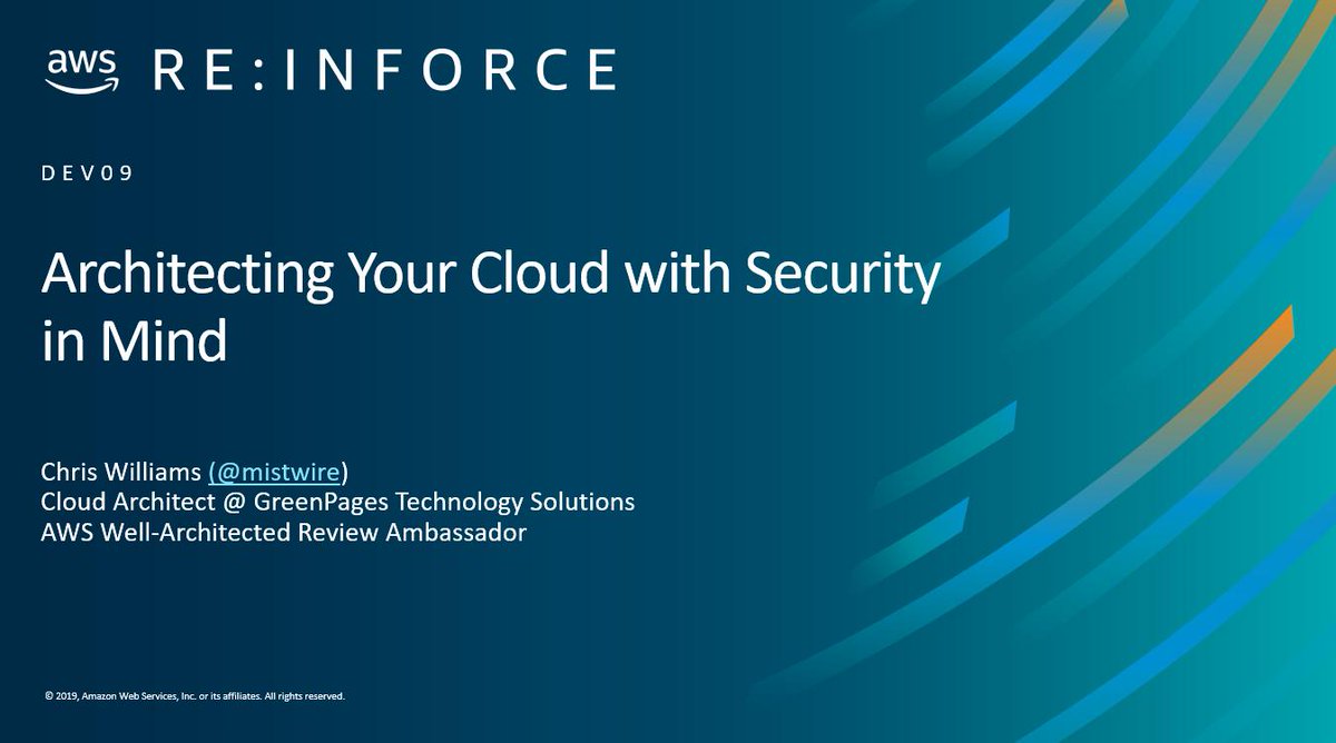 Do you have rotten tomatoes that need throwing?  Then come to my re:Inforce presentation &amp; learn how to architect your cloud with security in mind (and work on your junk ball pitch)!  🍅🍅🍅
