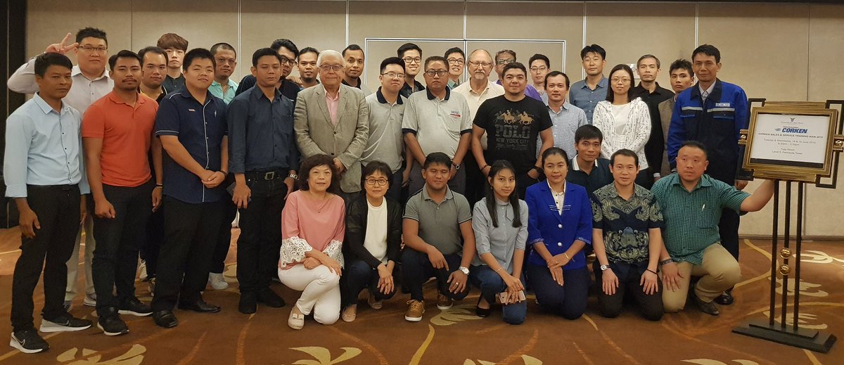 corkeninc's tweet photo. Don Crowder, Director of Business Development, provides training in Singapore for some of Corken’s distribution partners. The training session focused on the principles of technical application, service, and maintenance for Corken’s compressors and pumps. https://t.co/M4OCwkFUbT