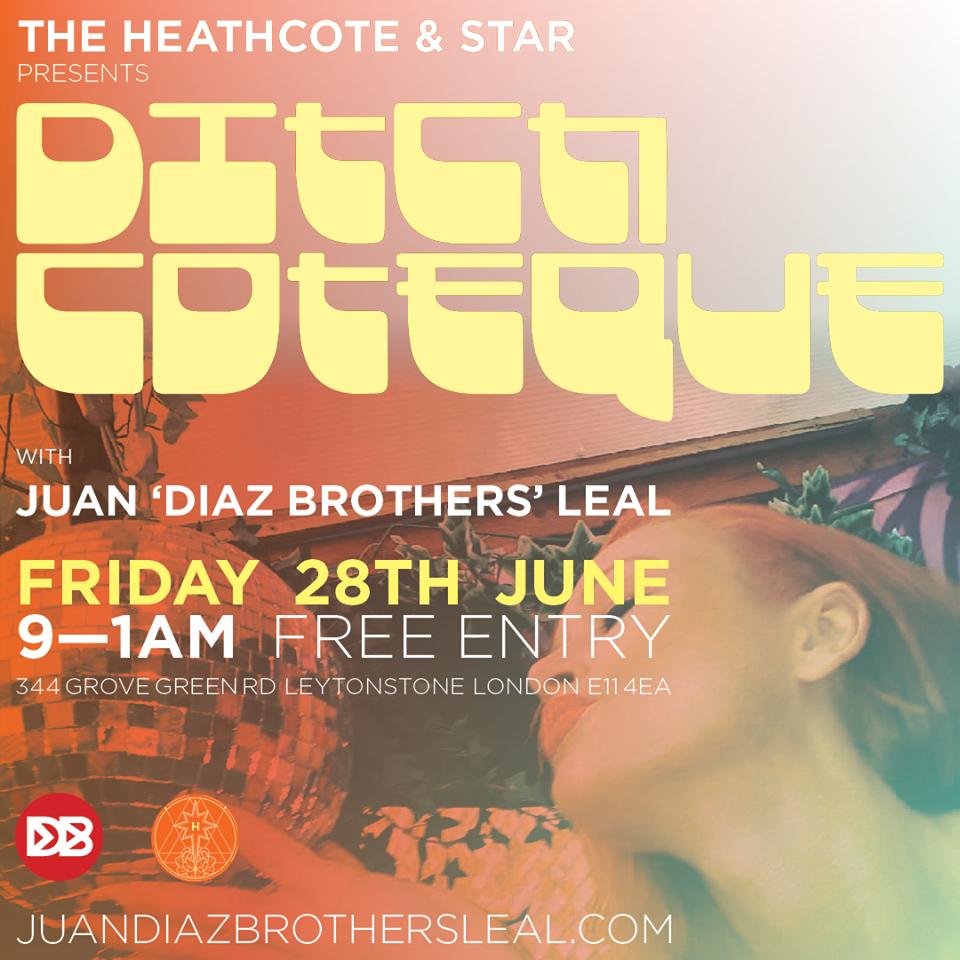 Catch me this #Friday <a href="/heathcotestar/">Heathcote and Star</a> for a brand new night for #Ditchcoteque bringing #DeepHouse #Disco &amp; #HouseMusicAllNightLong to #Leytonstone #FreeEntry open till 1am! #London #DJsThatPlayDisco