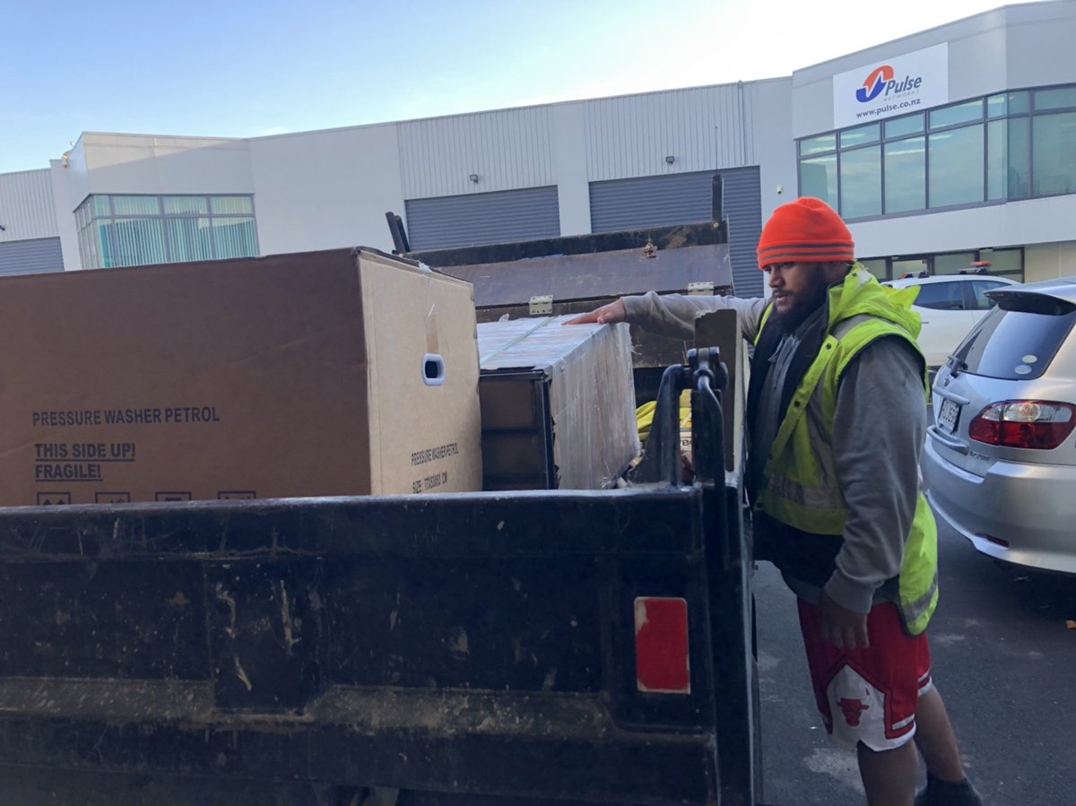 DirectZuma's tweet image. New pickup from customer for one rammer and one 20hp water balster٩😛ི۶